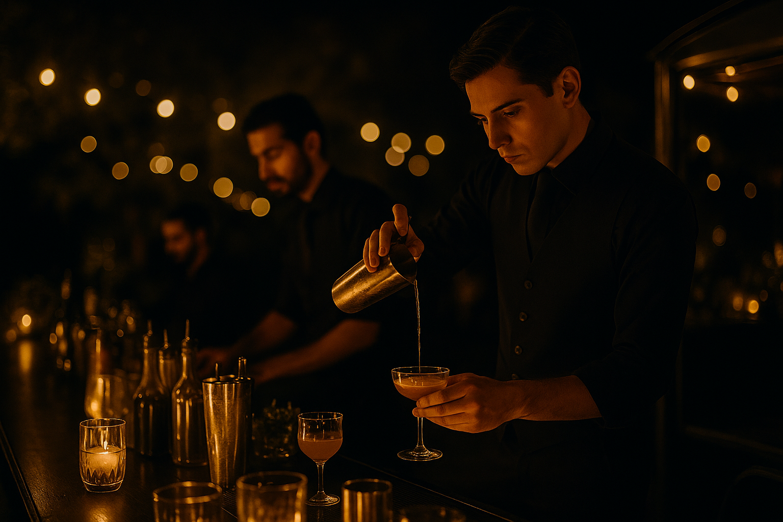 Bar mobil pregatit pentru evenimente